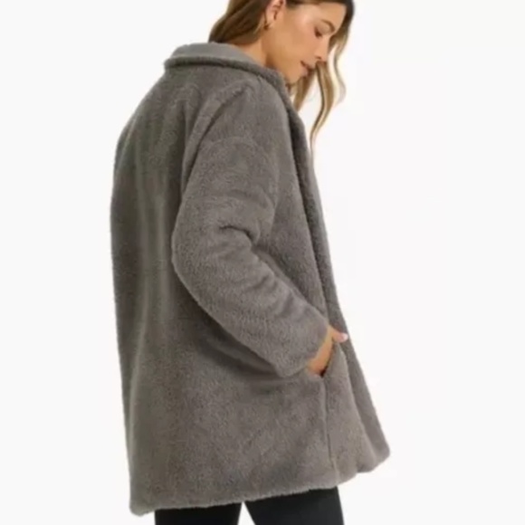 Vuori cozy Sherpa blazer reversible size xs/s - Picture 2 of 5